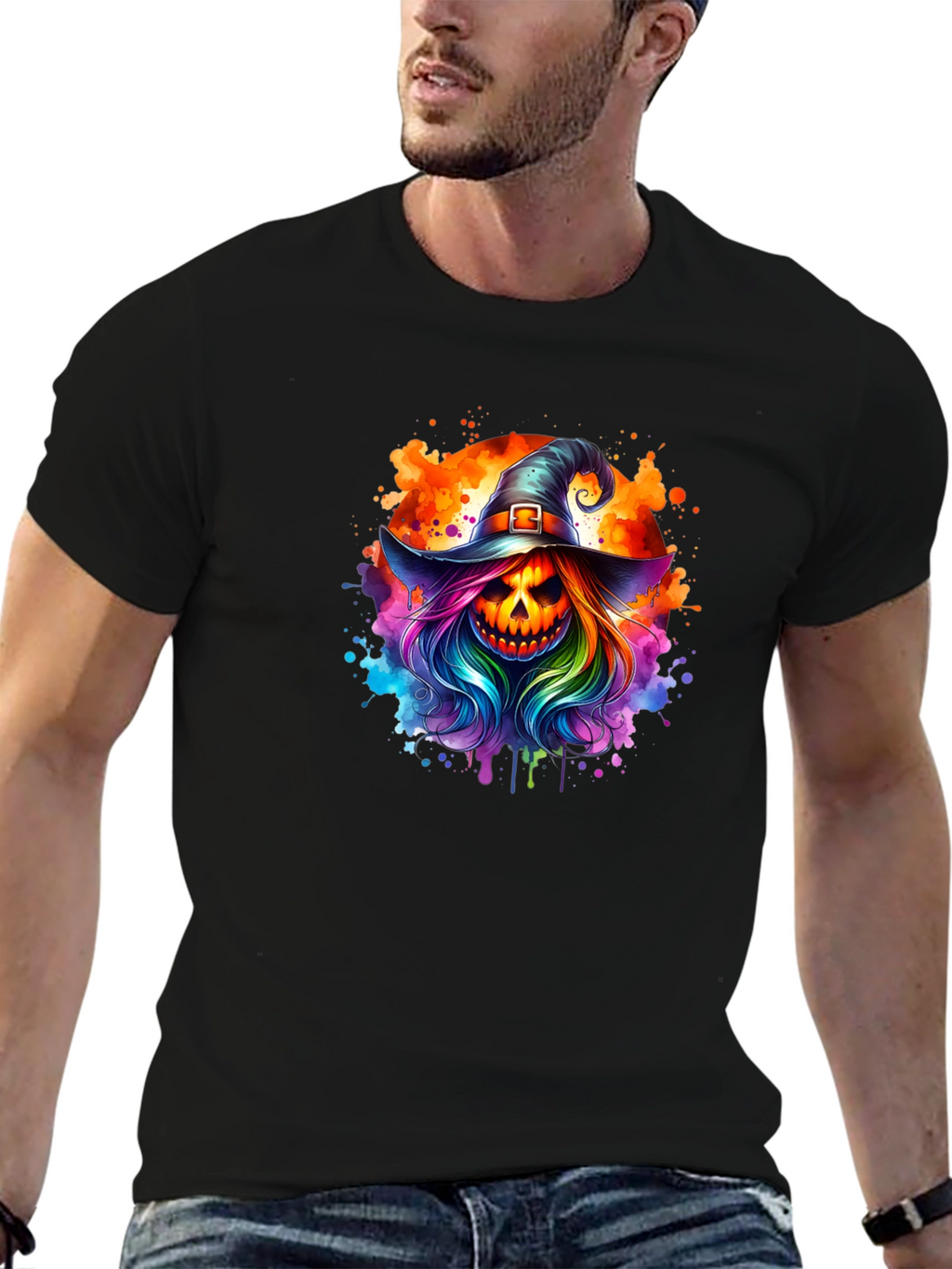 Halloween Witch Pumpkin T-Shirt