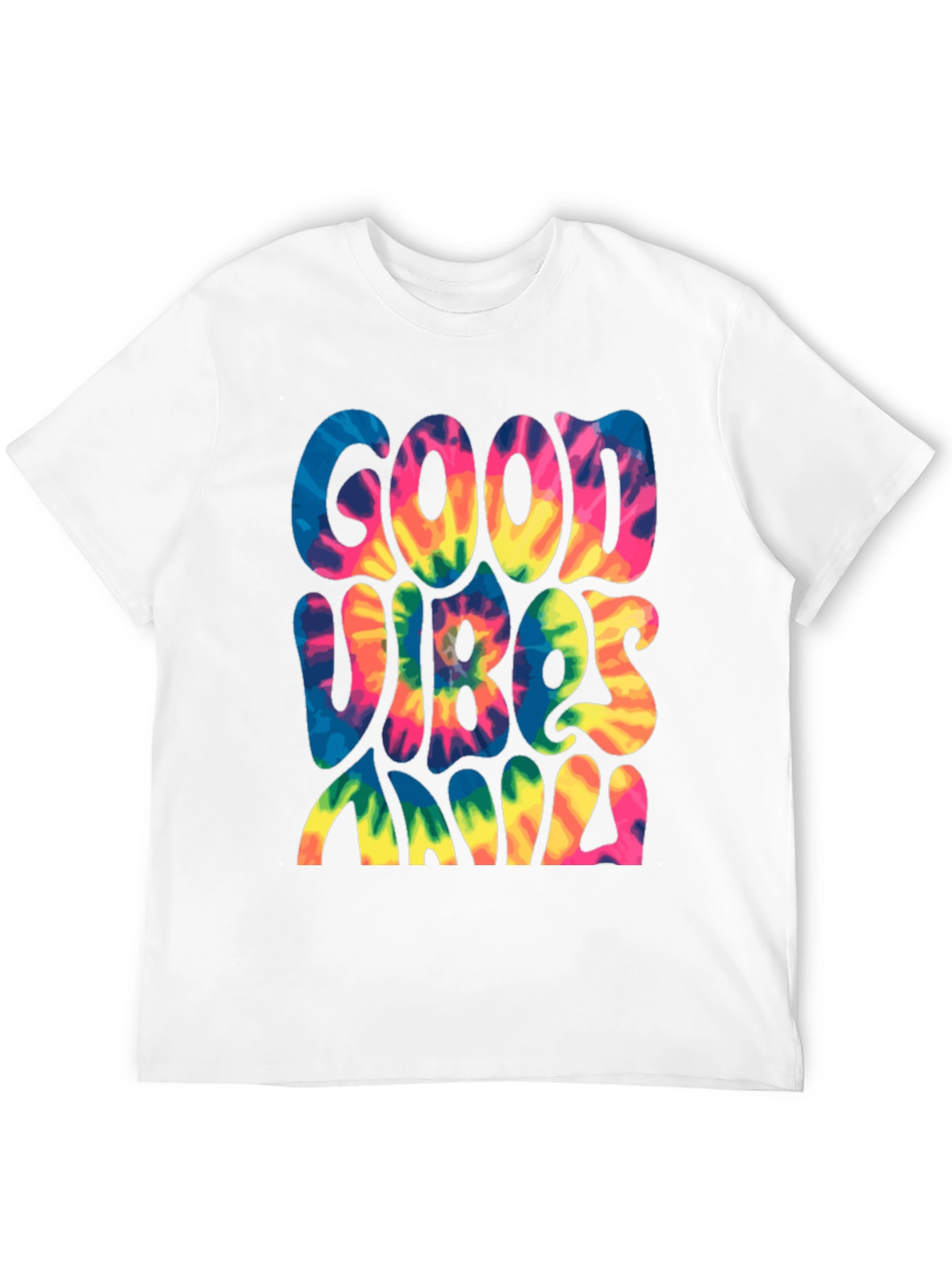 Good Vibes Only Tie Dye Graphic Tee