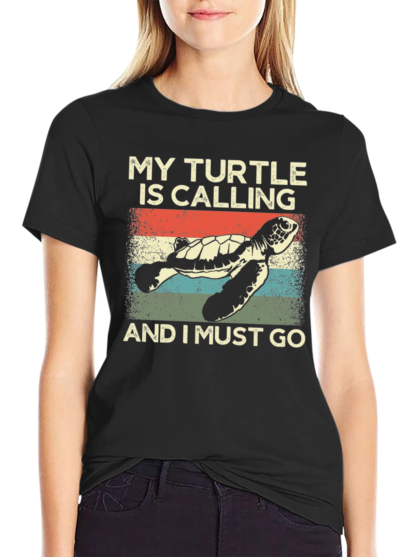 Turtle Calling T-Shirt - Must Go Tee