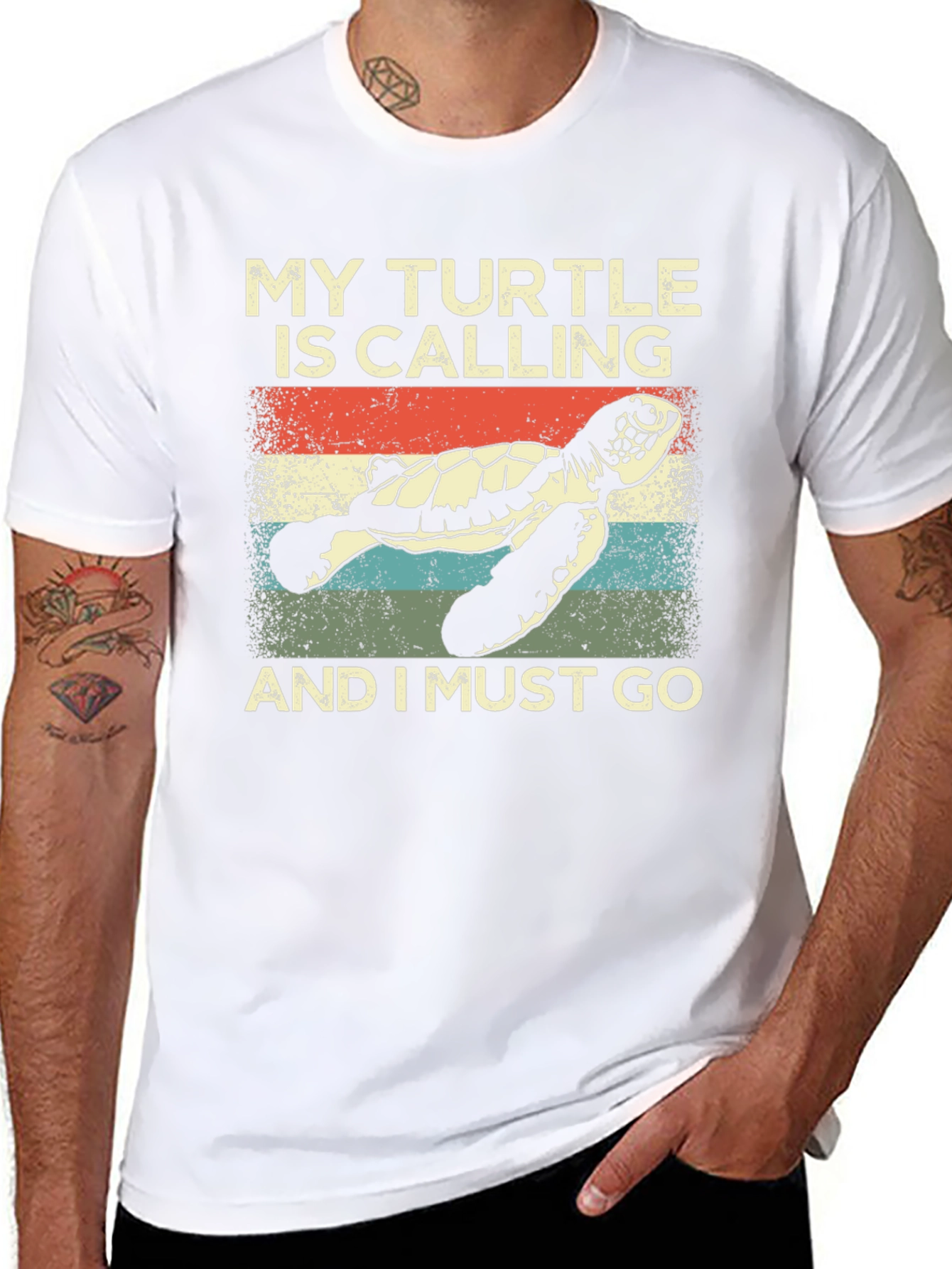 Turtle Calling T-Shirt - Must Go Tee