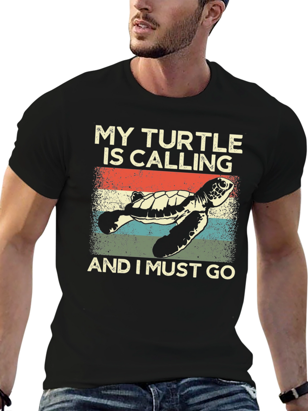 Turtle Calling T-Shirt - Must Go Tee