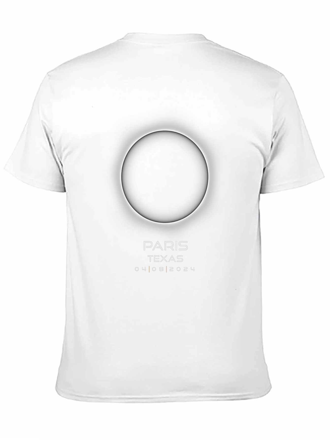 Paris Texas Eclipse T-Shirt - April 8 2024