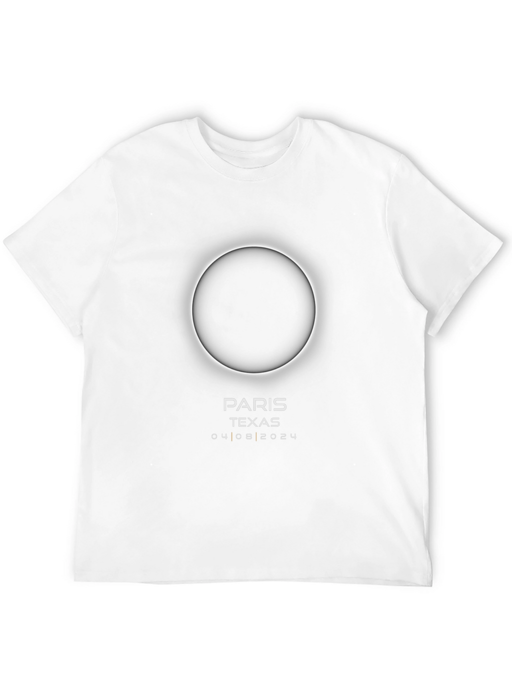 Paris Texas Eclipse T-Shirt - April 8 2024
