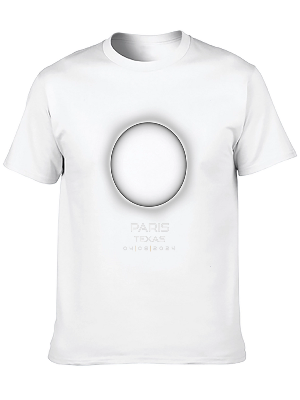 Paris Texas Eclipse T-Shirt - April 8 2024