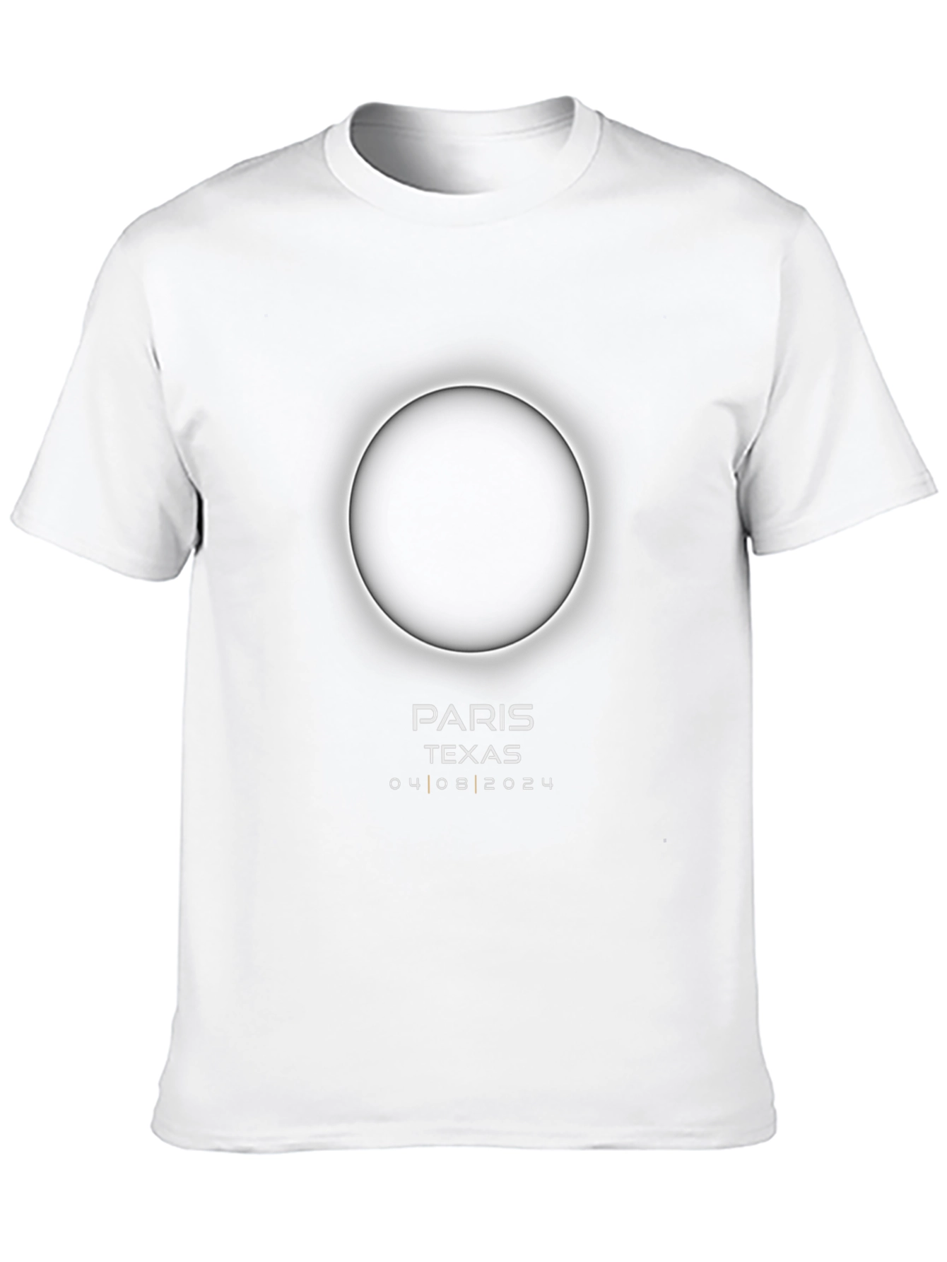 Paris Texas Eclipse T-Shirt - April 8 2024