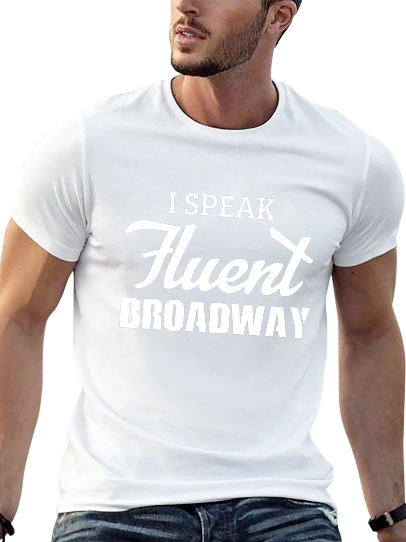 I Speak Fluent Broadway Black T-Shirt