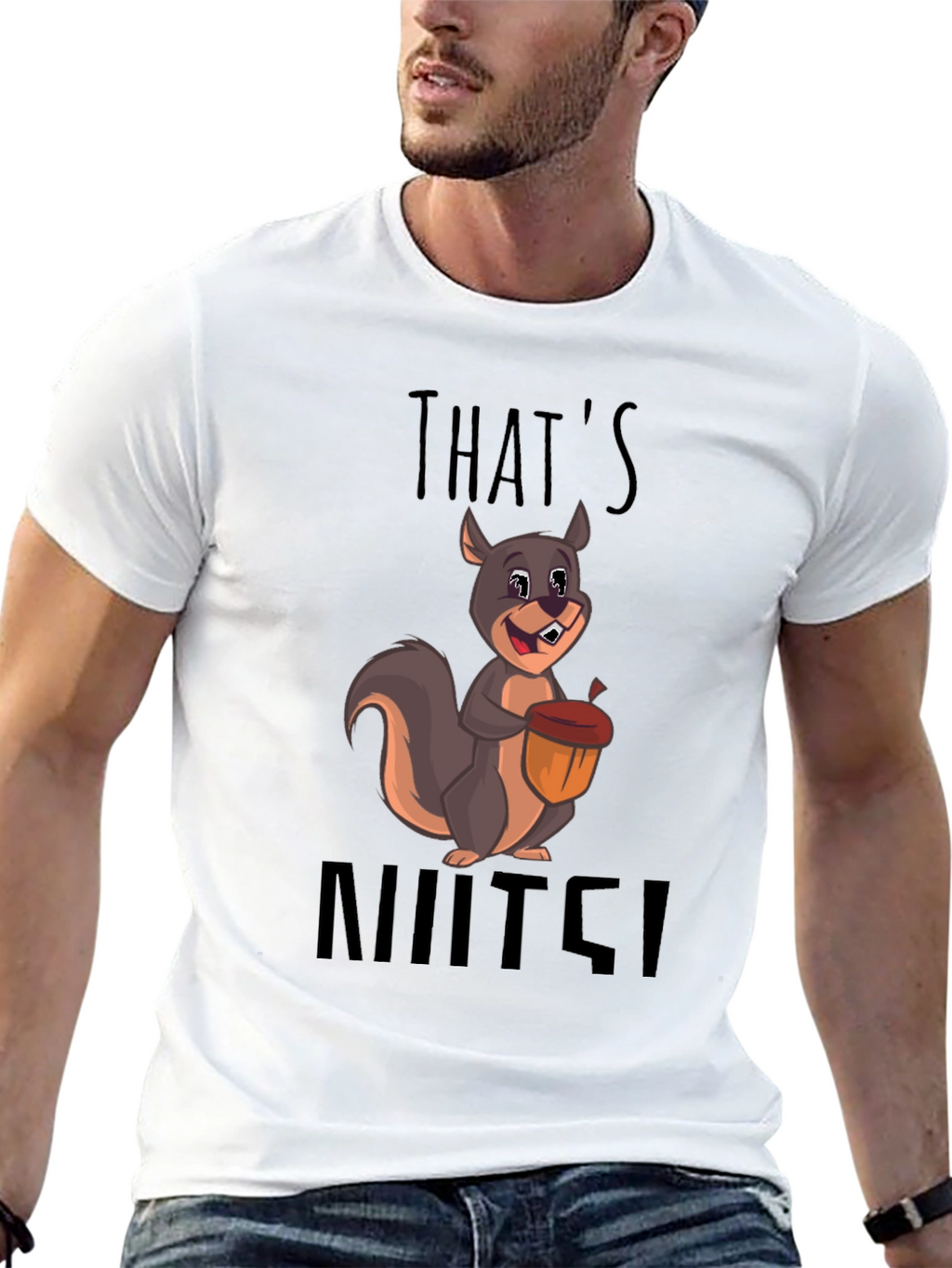 Thats Nuts! Funny Squirrel Graphic Tee