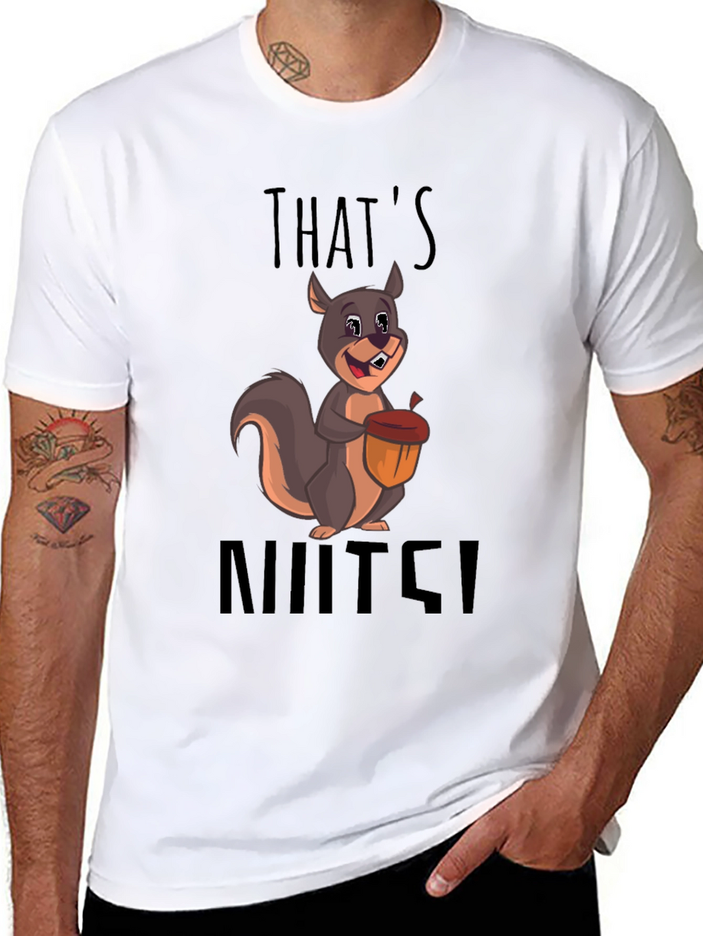 Thats Nuts! Funny Squirrel Graphic Tee