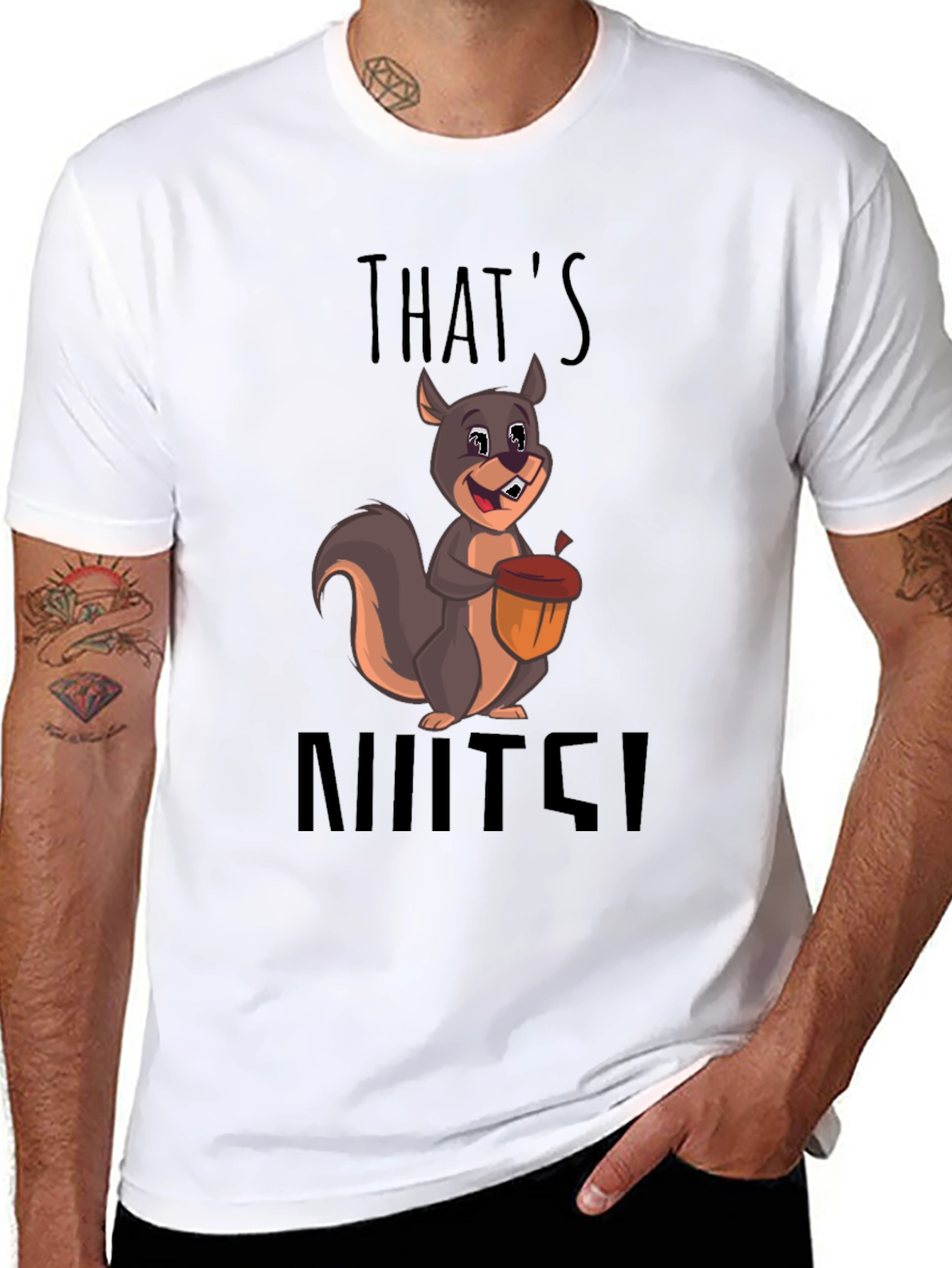Thats Nuts! Funny Squirrel Graphic Tee
