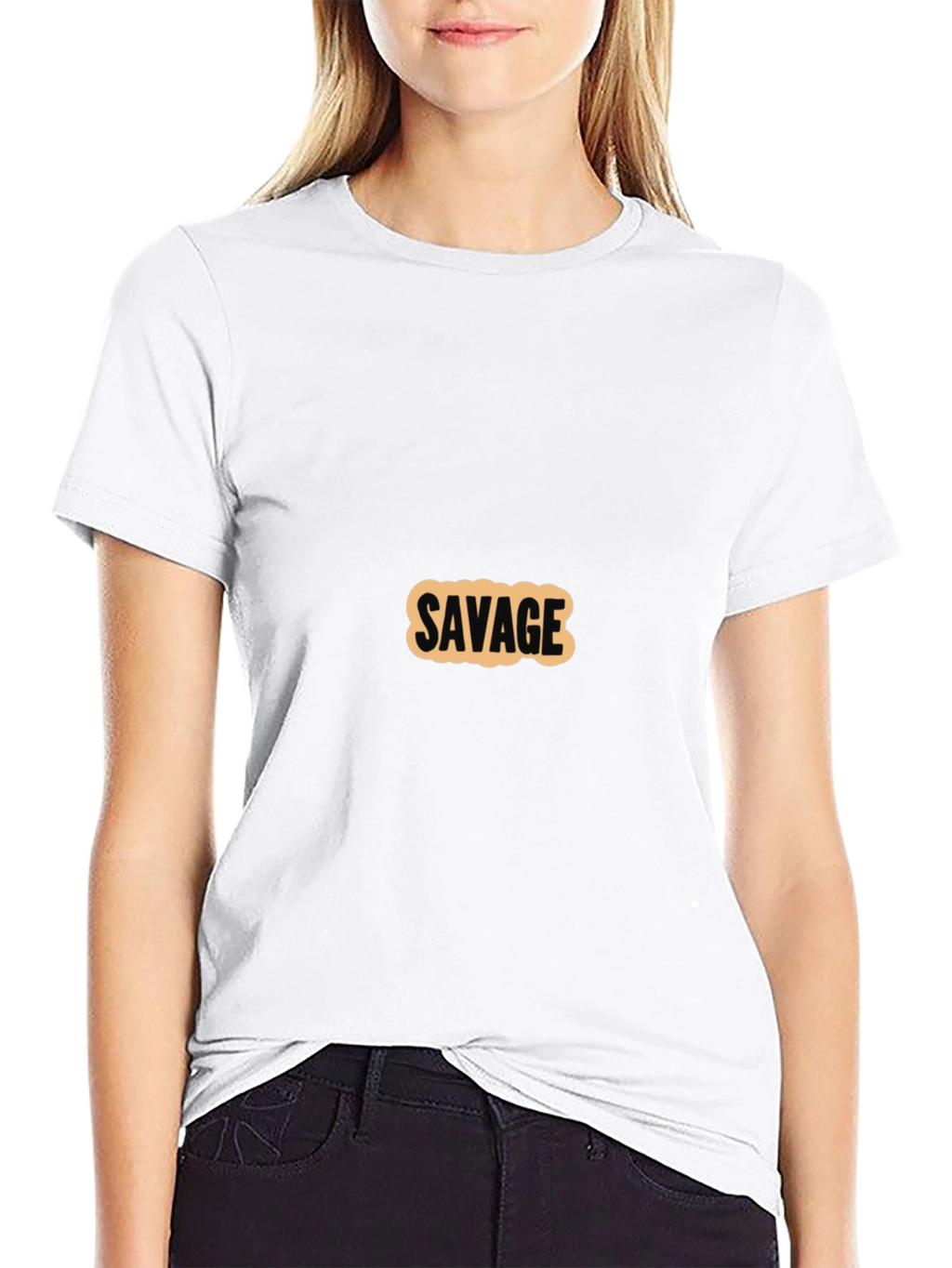 Savage Graphic T-Shirt - Black Cotton Tee