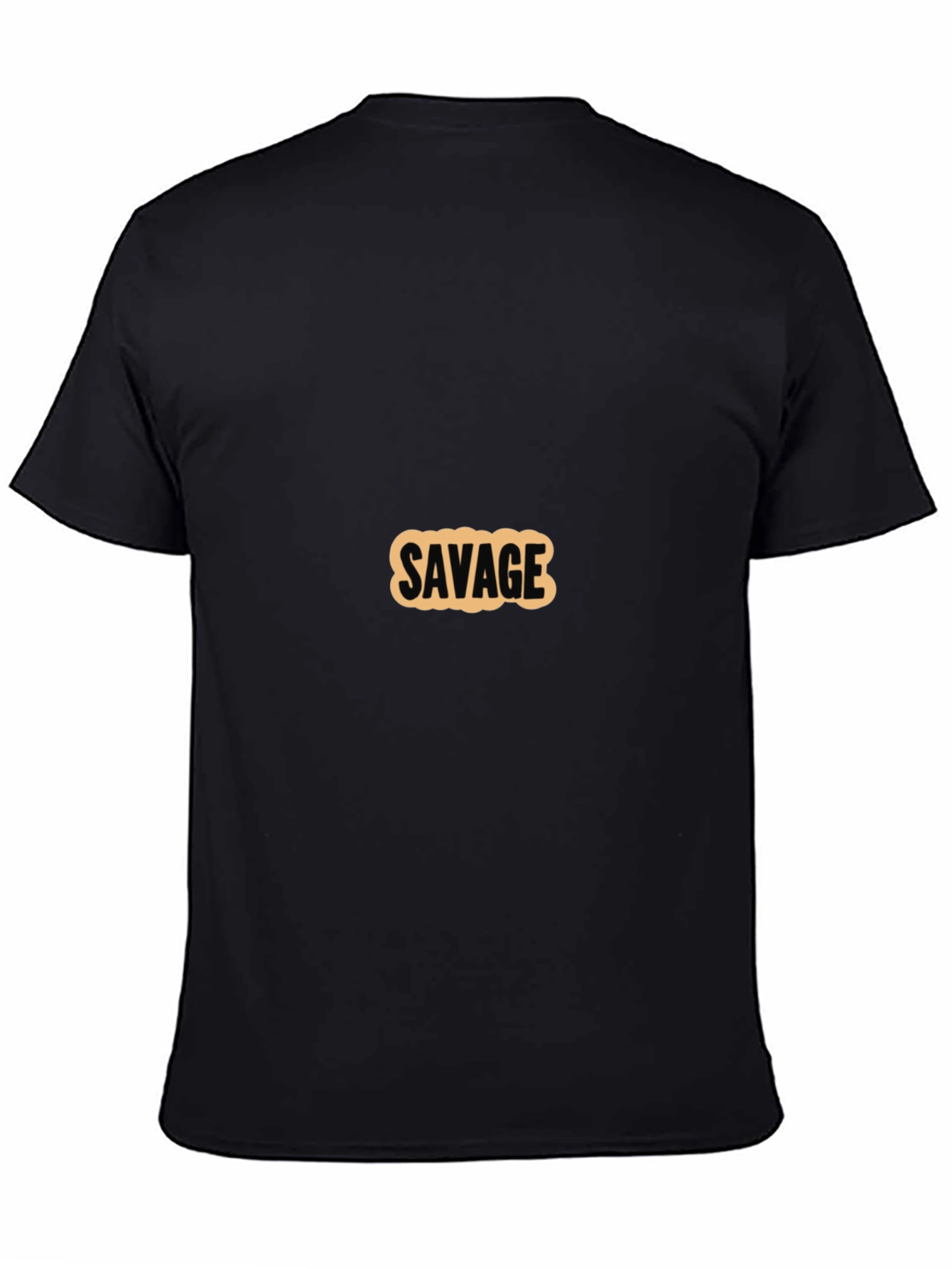 Savage Graphic T-Shirt - Black Cotton Tee