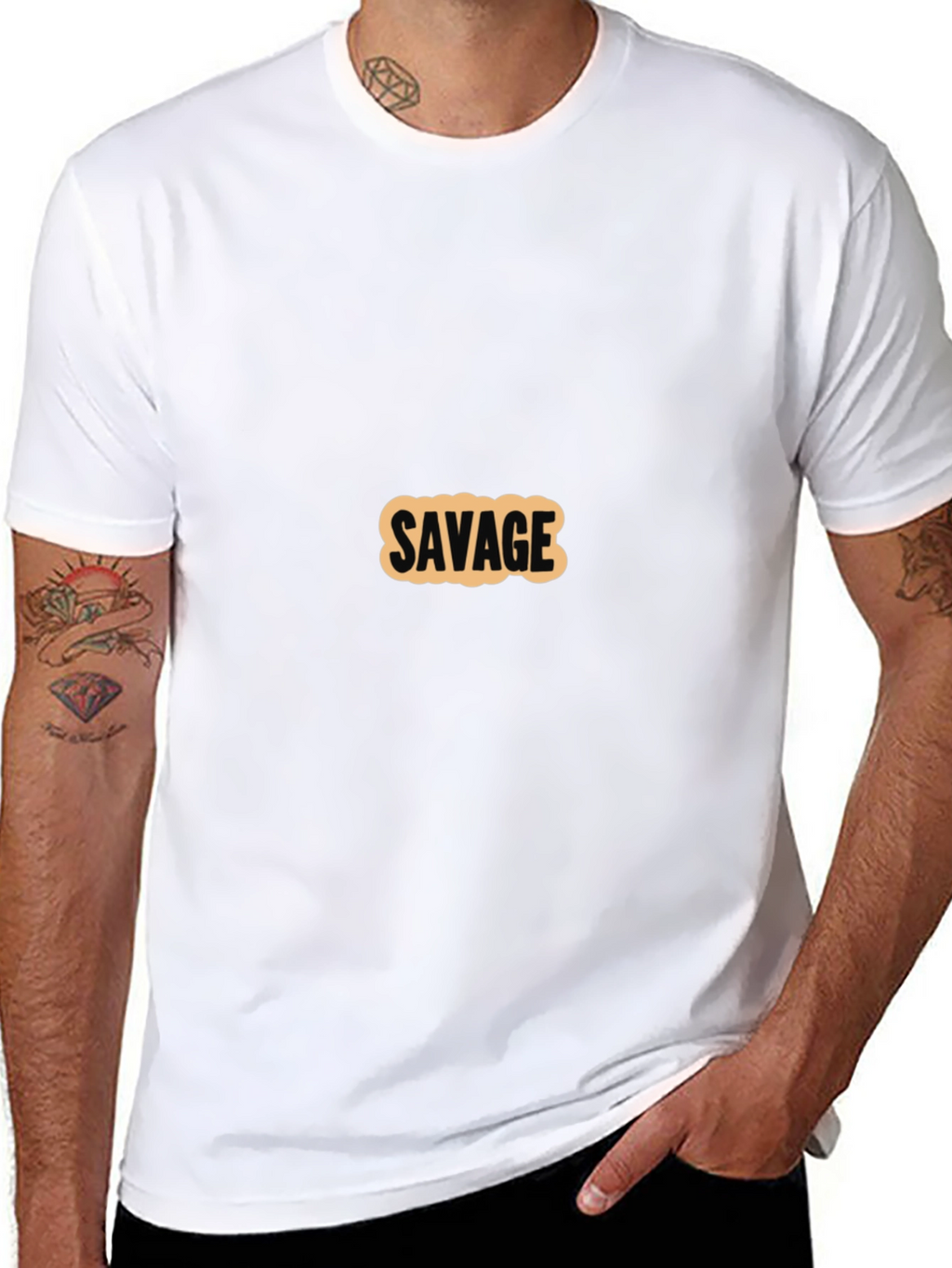 Savage Graphic T-Shirt - Black Cotton Tee