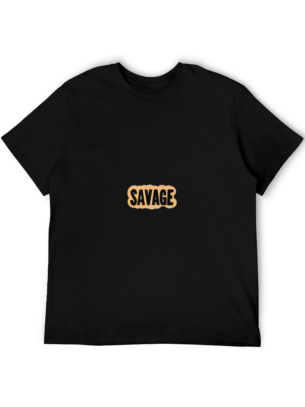 Savage Graphic T-Shirt - Black Cotton Tee
