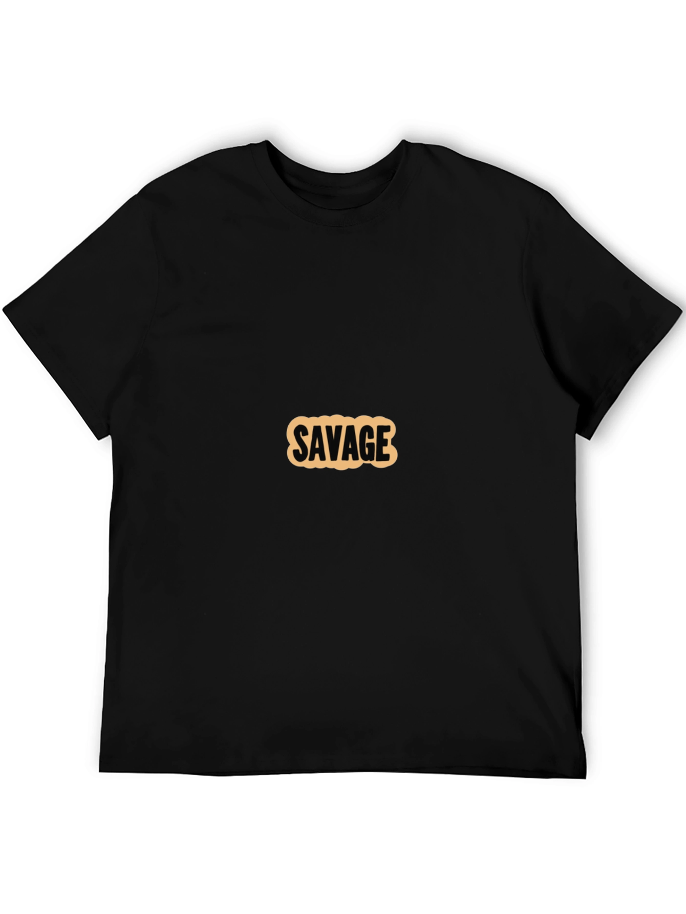 Savage Graphic T-Shirt - Black Cotton Tee