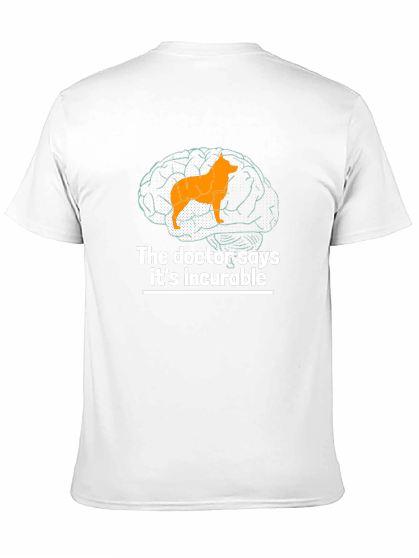 Dog Brain Funny Graphic T-Shirt
