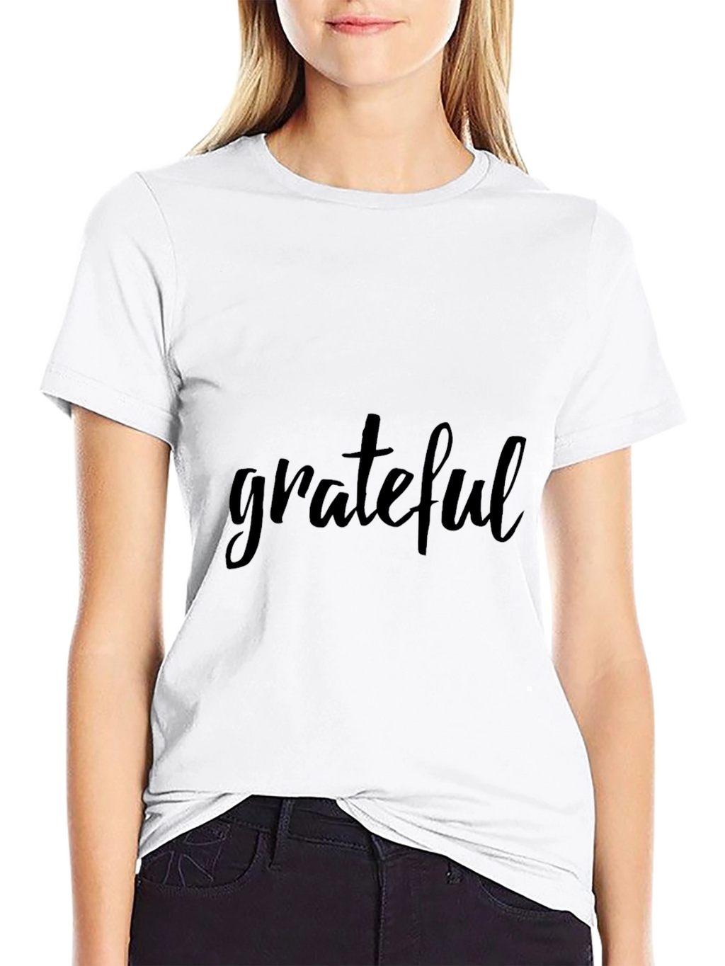 Grateful Black Tee - Stylish Everyday Wear