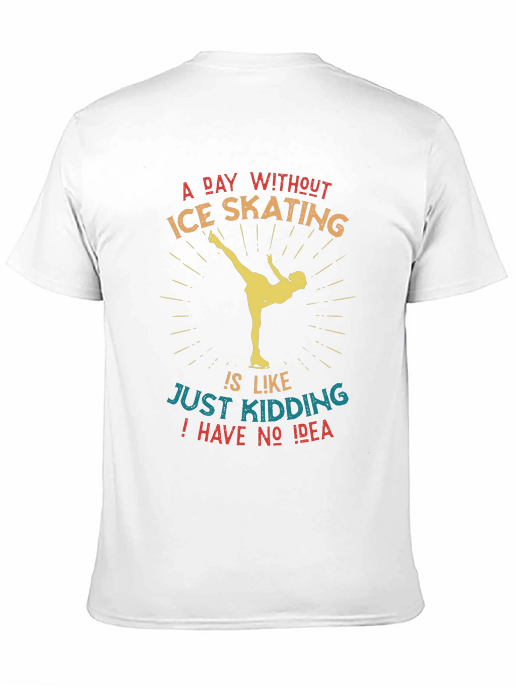 Ice Skating Graphic Tee - Funny Skater Shirt