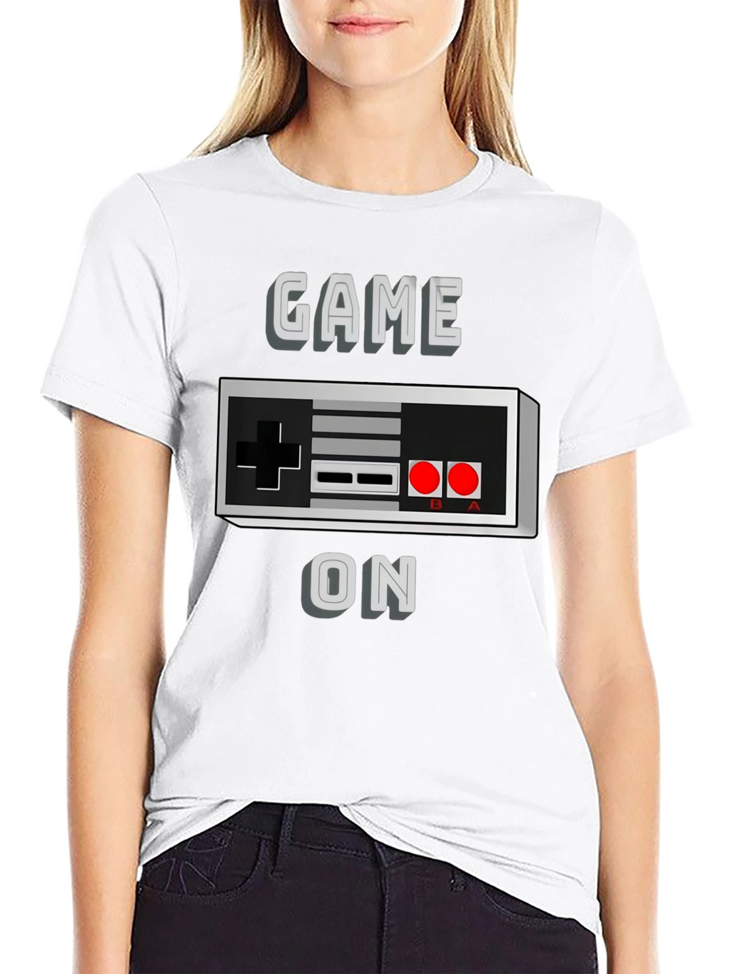 Game On Retro Controller Graphic T-Shirt