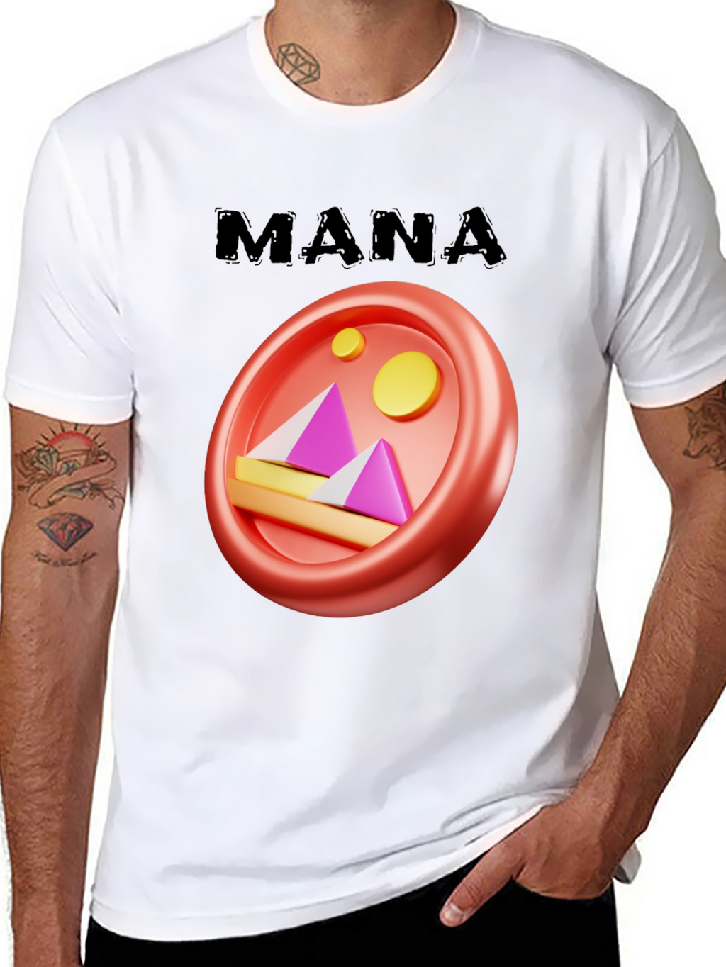 Mana Crypto T-Shirt - Decentraland Metaverse