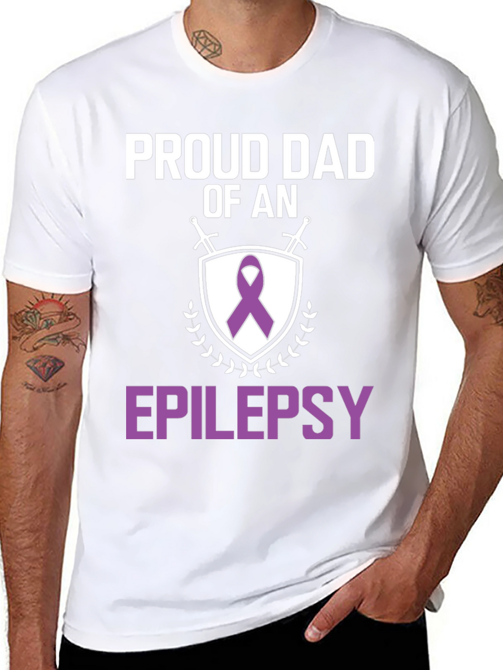 Proud Dad of an Epilepsy Awareness T-Shirt