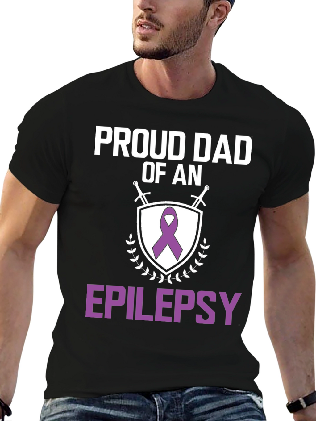 Proud Dad of an Epilepsy Awareness T-Shirt