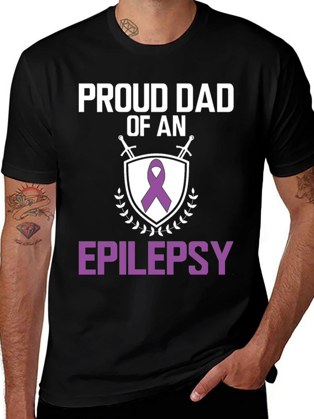 Proud Dad of an Epilepsy Awareness T-Shirt