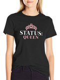 Status Queen Graphic Tee - Stylish Womens T-Shirt