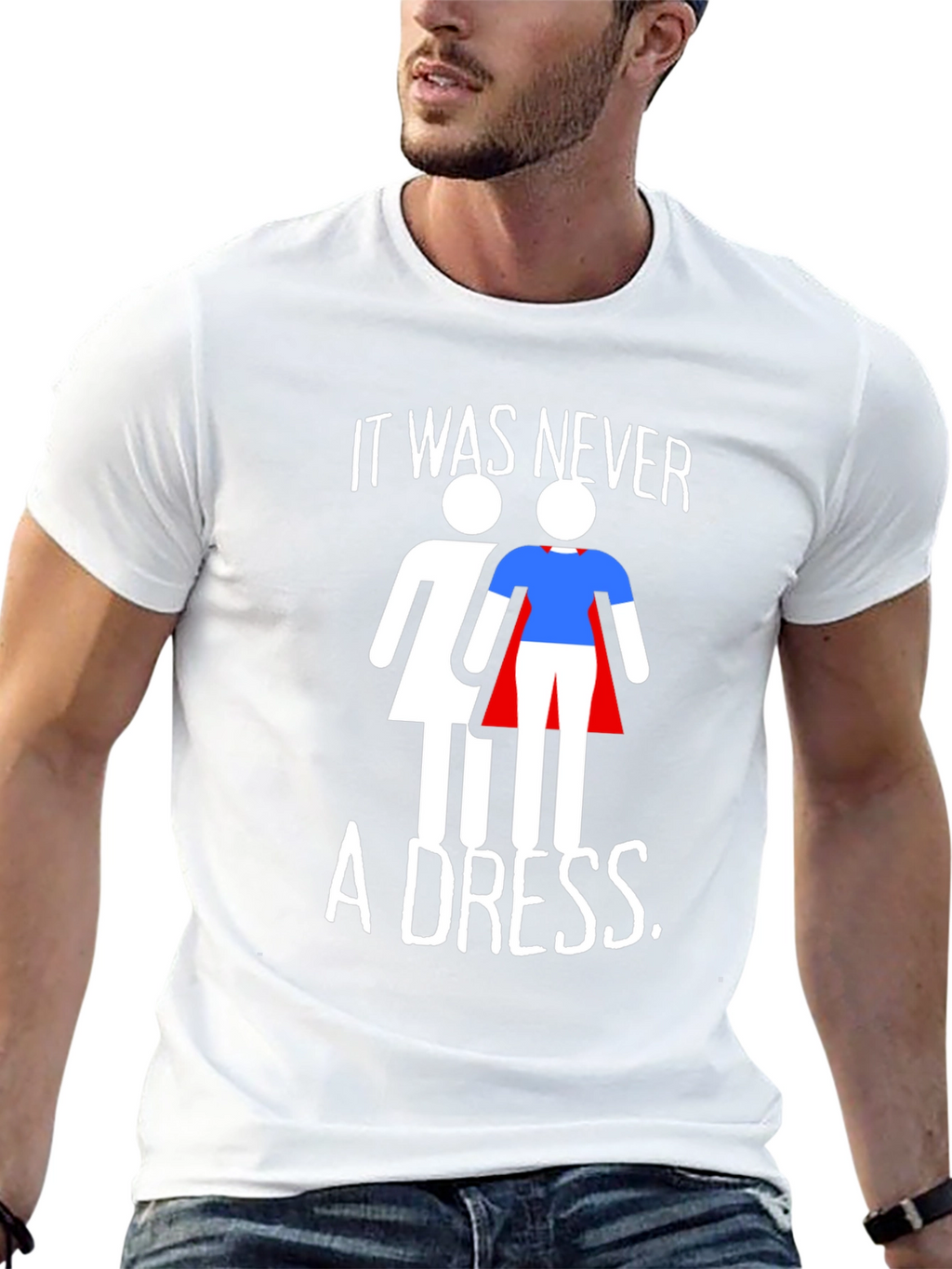 Empowering It Was Never a Dress Graphic Tee