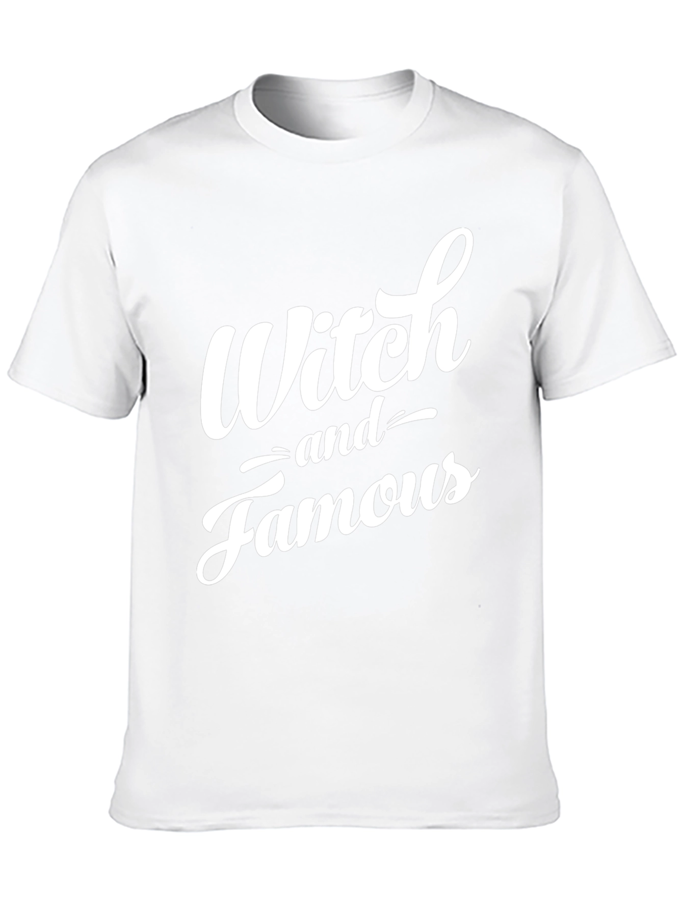 Witch and Famous Black Graphic T-Shirt