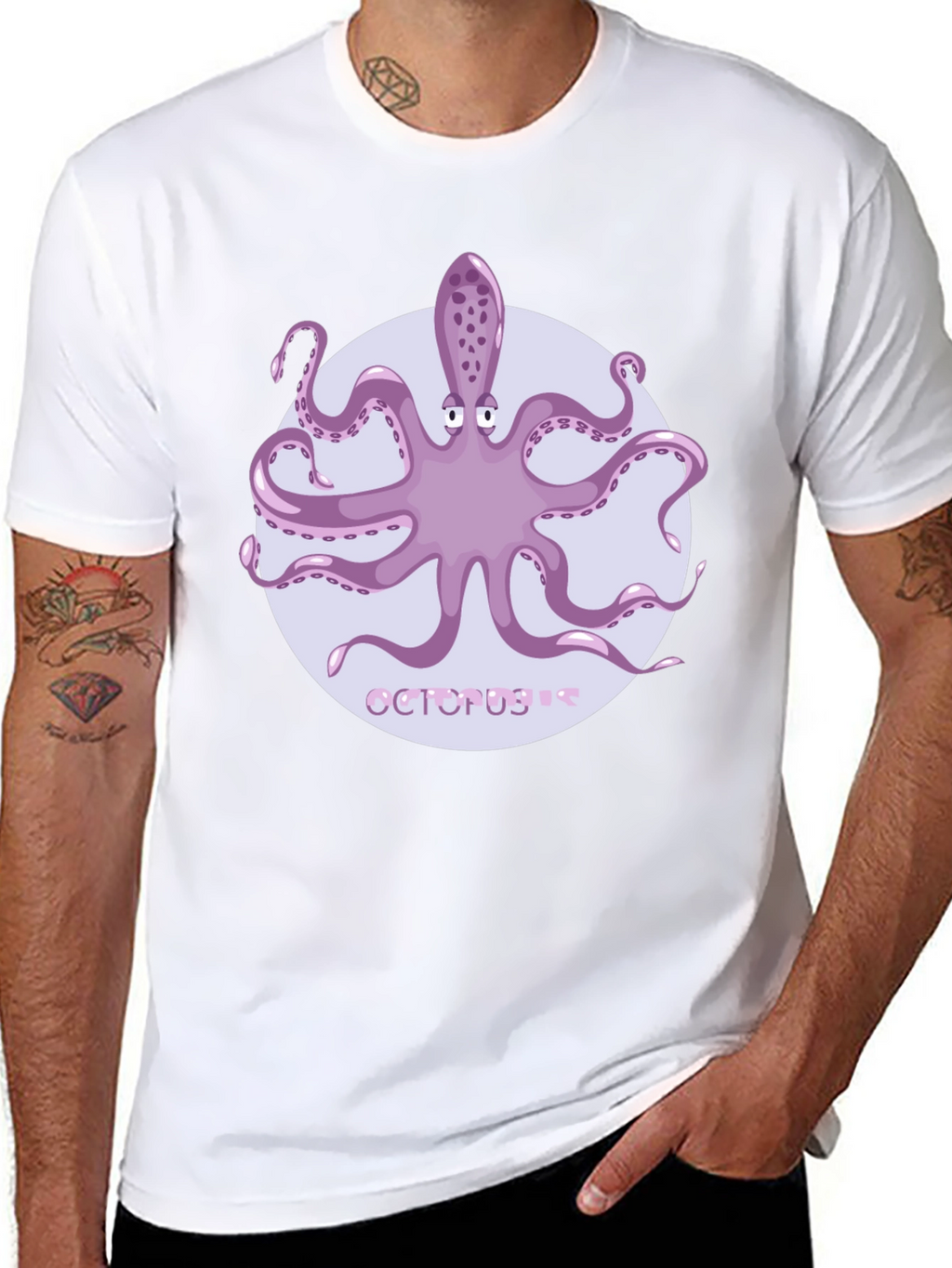 Octopus Graphic Tee - Unique Sea Life Design