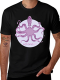 Octopus Graphic Tee - Unique Sea Life Design