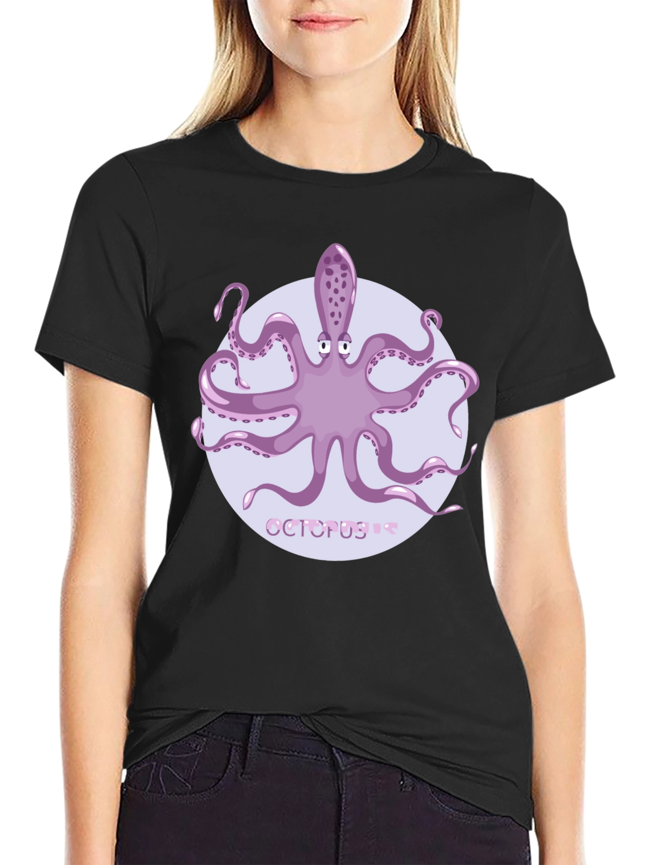 Octopus Graphic Tee - Unique Sea Life Design