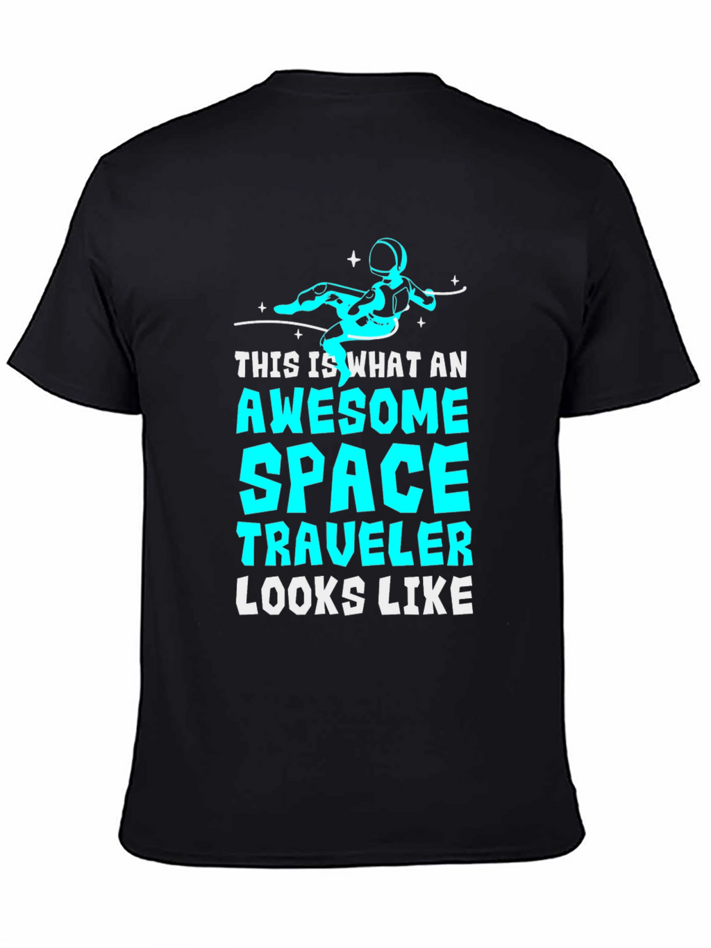 Awesome Space Traveler Graphic T-Shirt