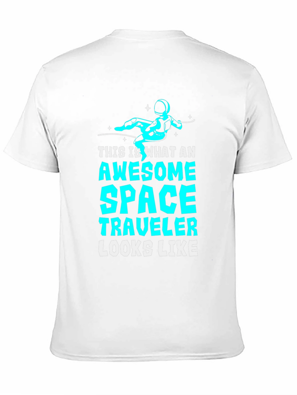 Awesome Space Traveler Graphic T-Shirt