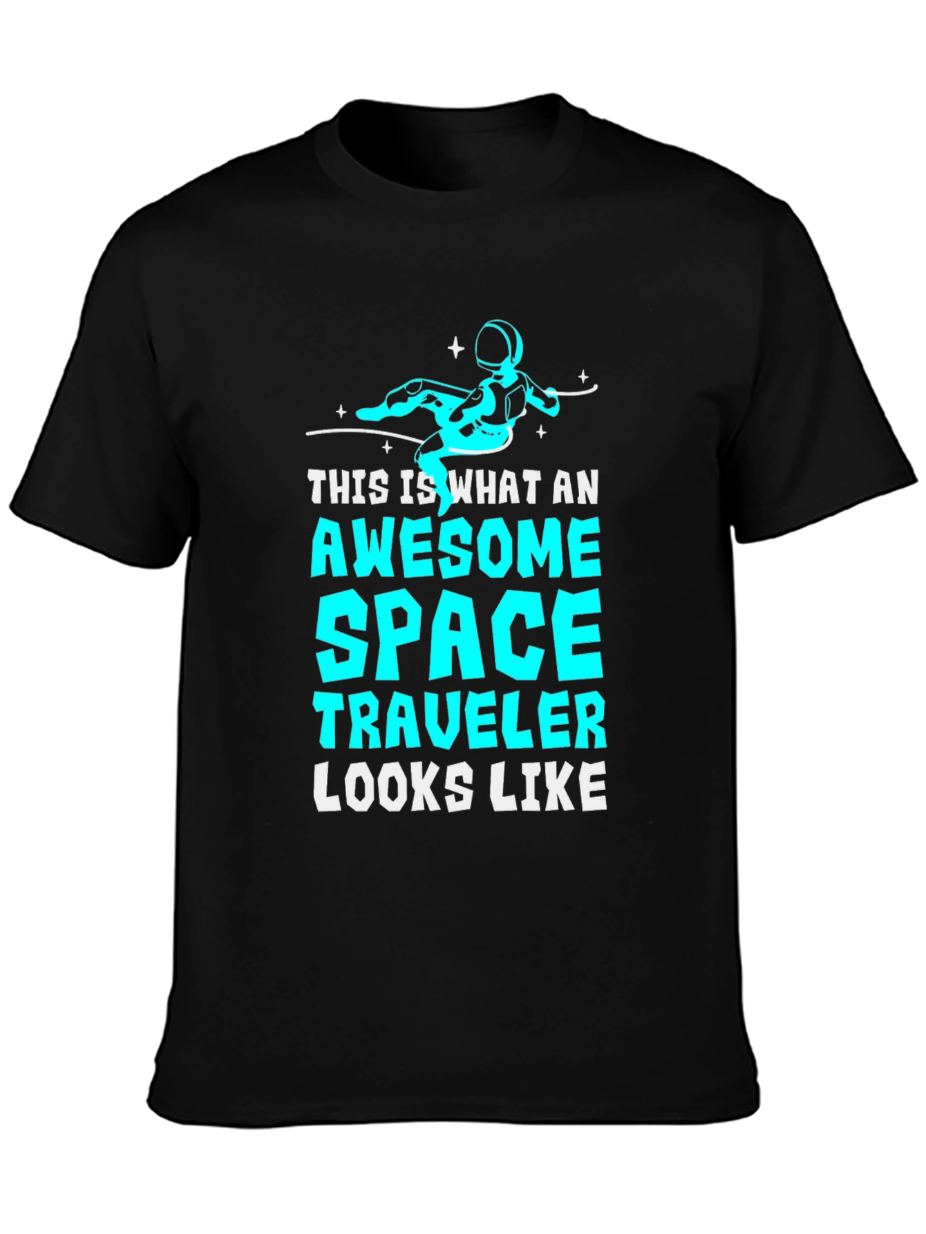Awesome Space Traveler Graphic T-Shirt