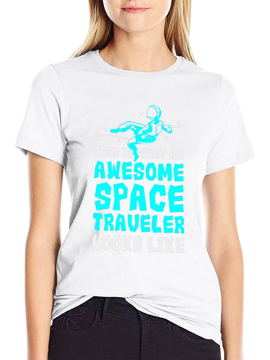 Awesome Space Traveler Graphic T-Shirt