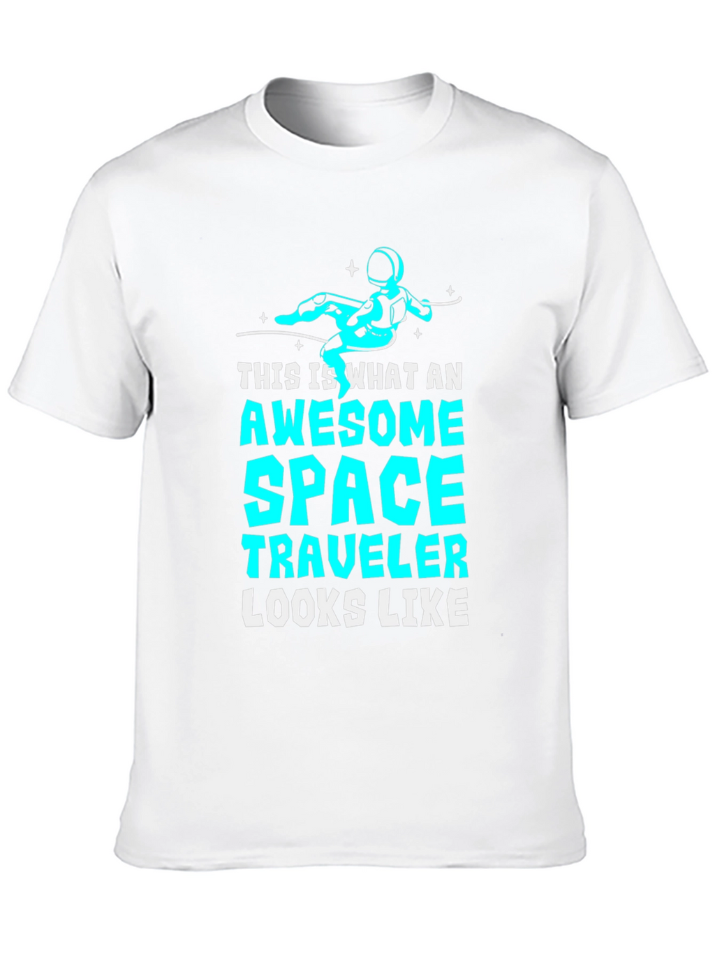 Awesome Space Traveler Graphic T-Shirt