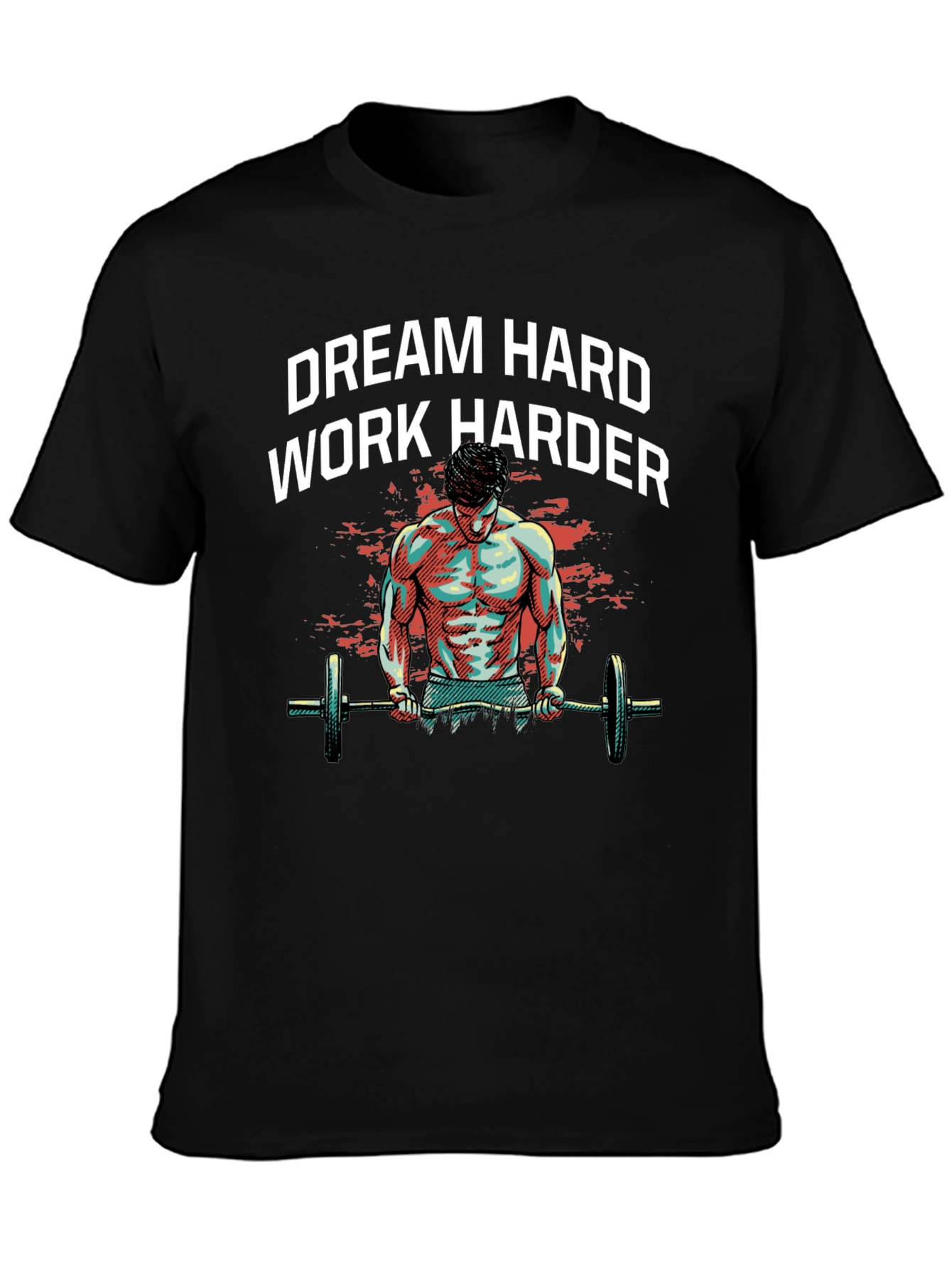 Dream Hard Work Harder Graphic Tee