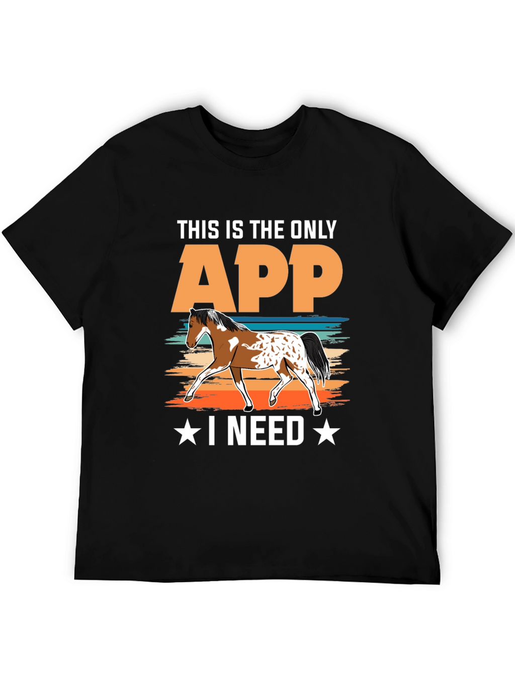 Horse App T-Shirt - Equestrian Lover Tee