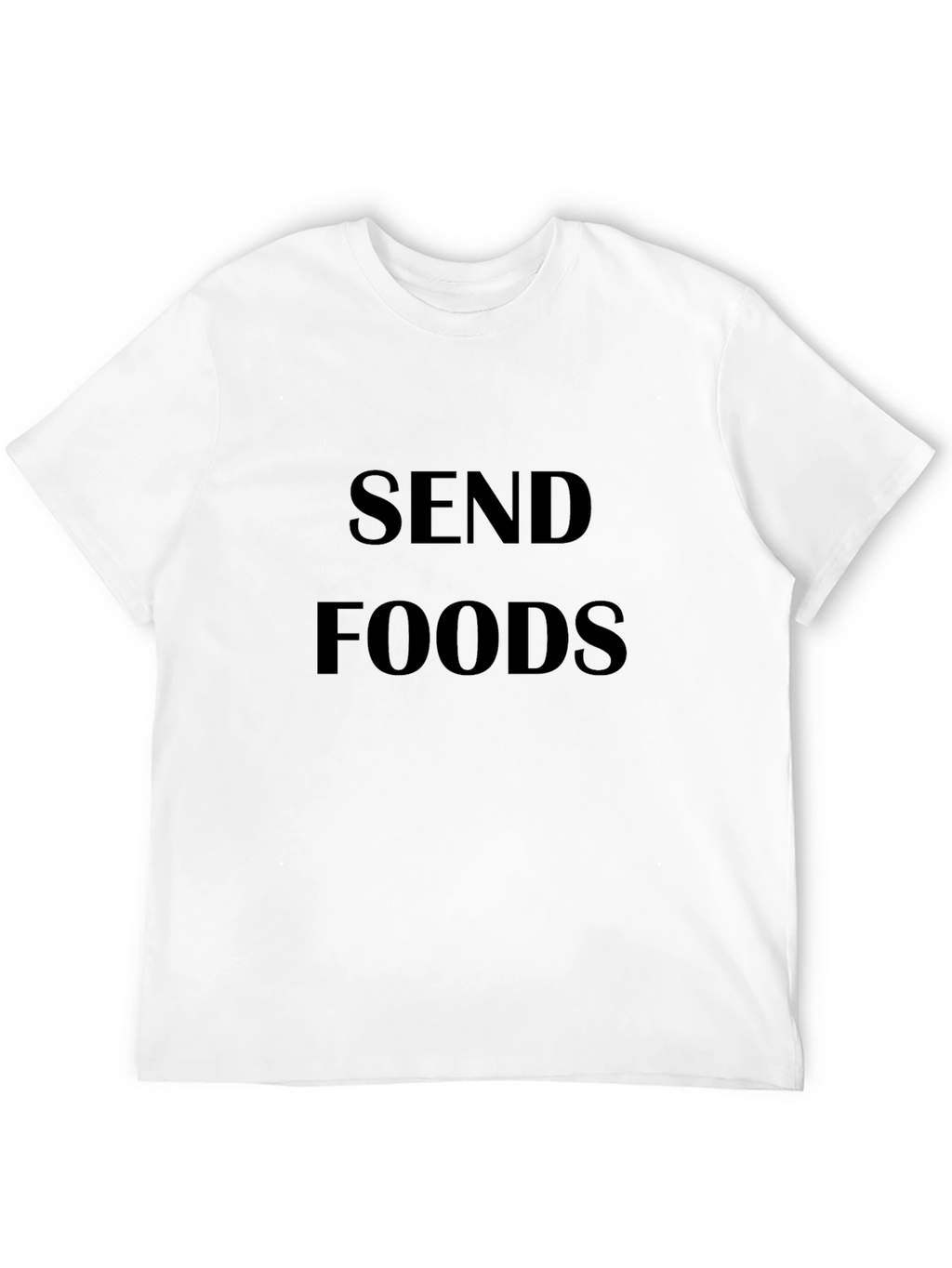 Send Foods Black Graphic T-Shirt