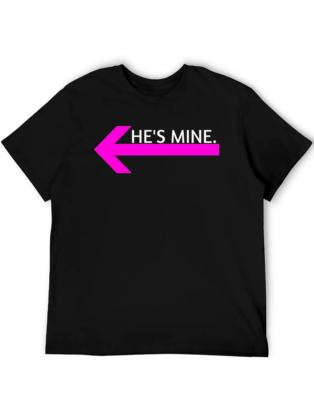 Hes Mine Graphic Tee - Couples Matching Shirt