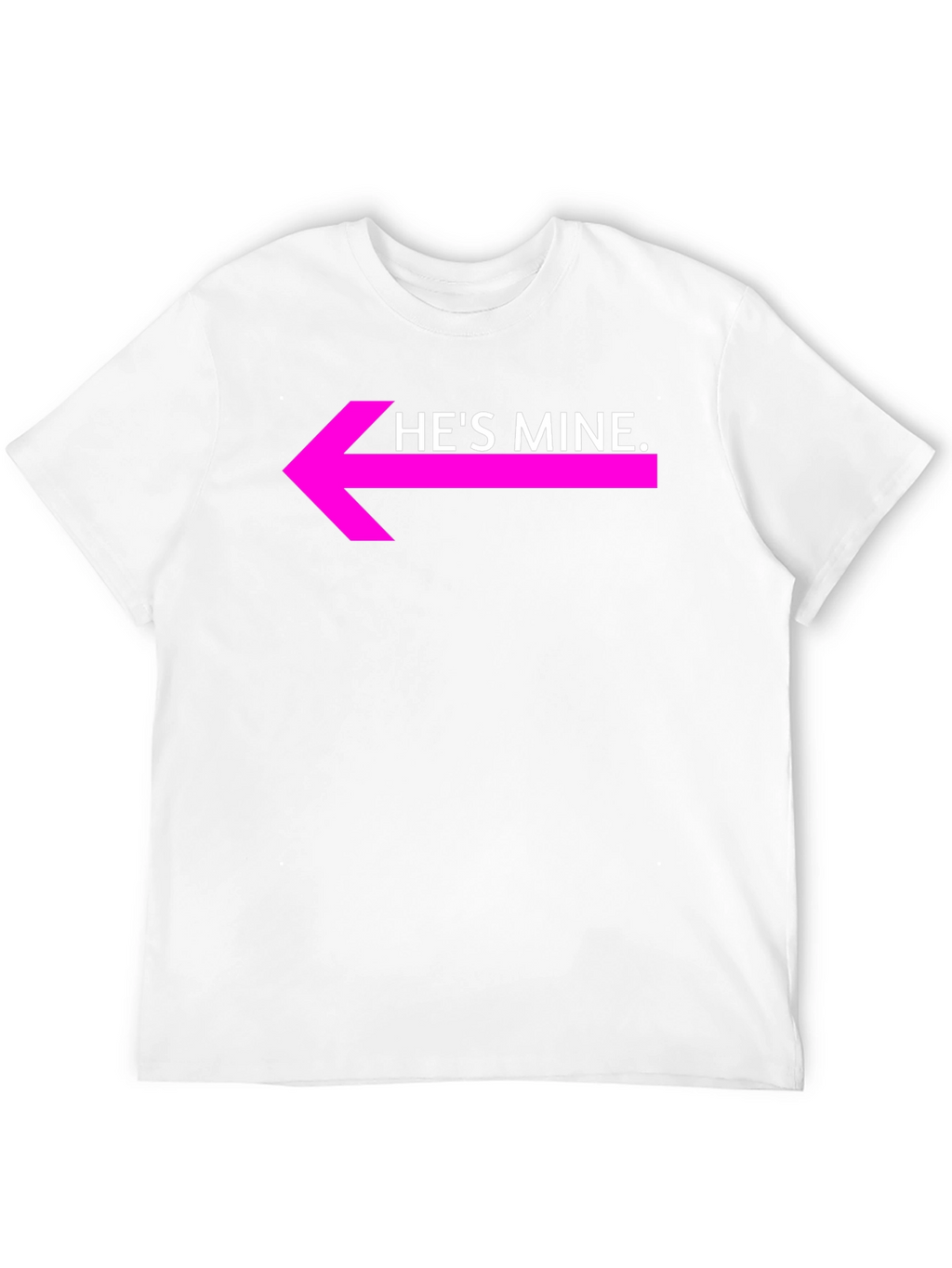 Hes Mine Graphic Tee - Couples Matching Shirt