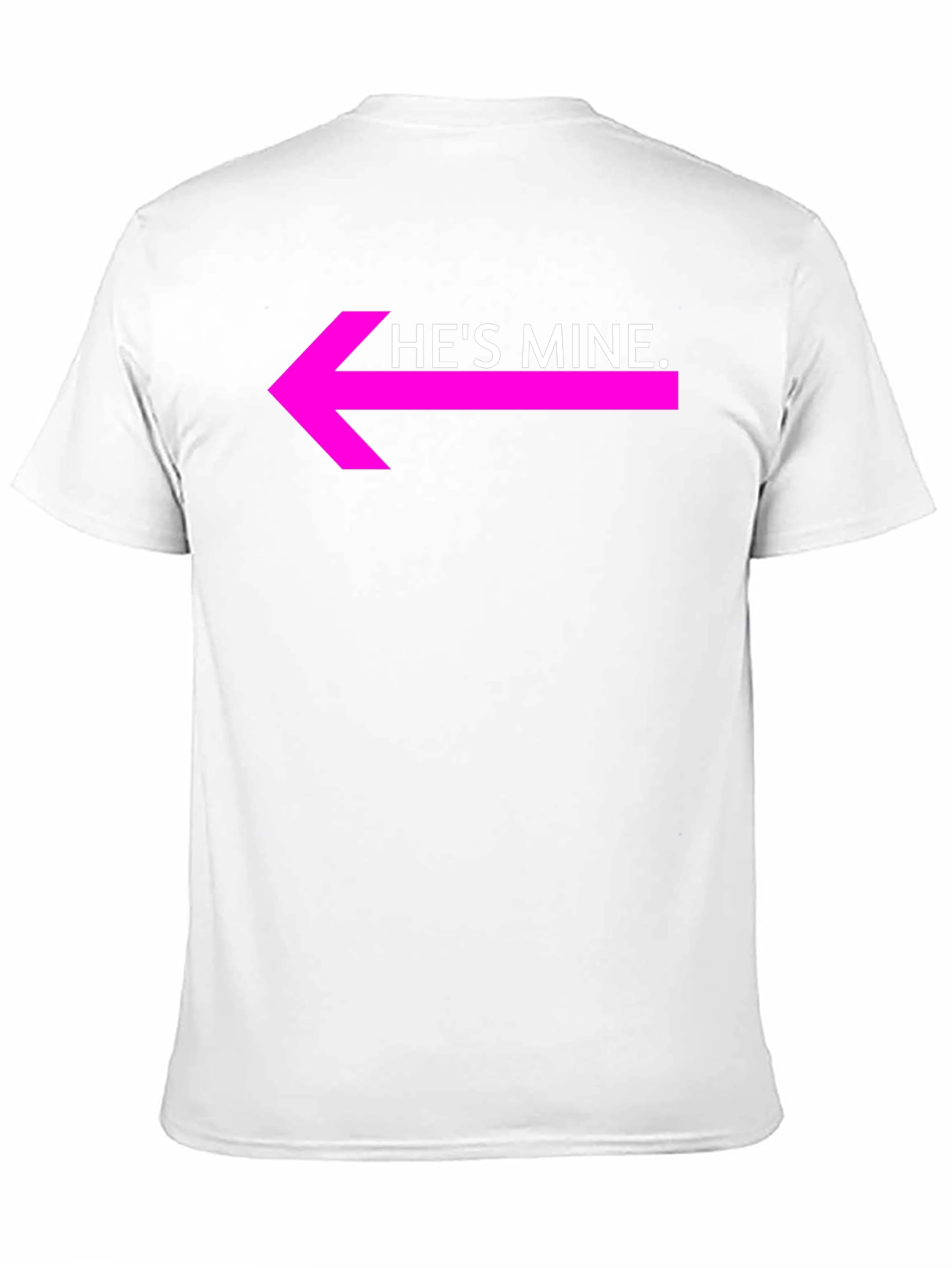 Hes Mine Graphic Tee - Couples Matching Shirt