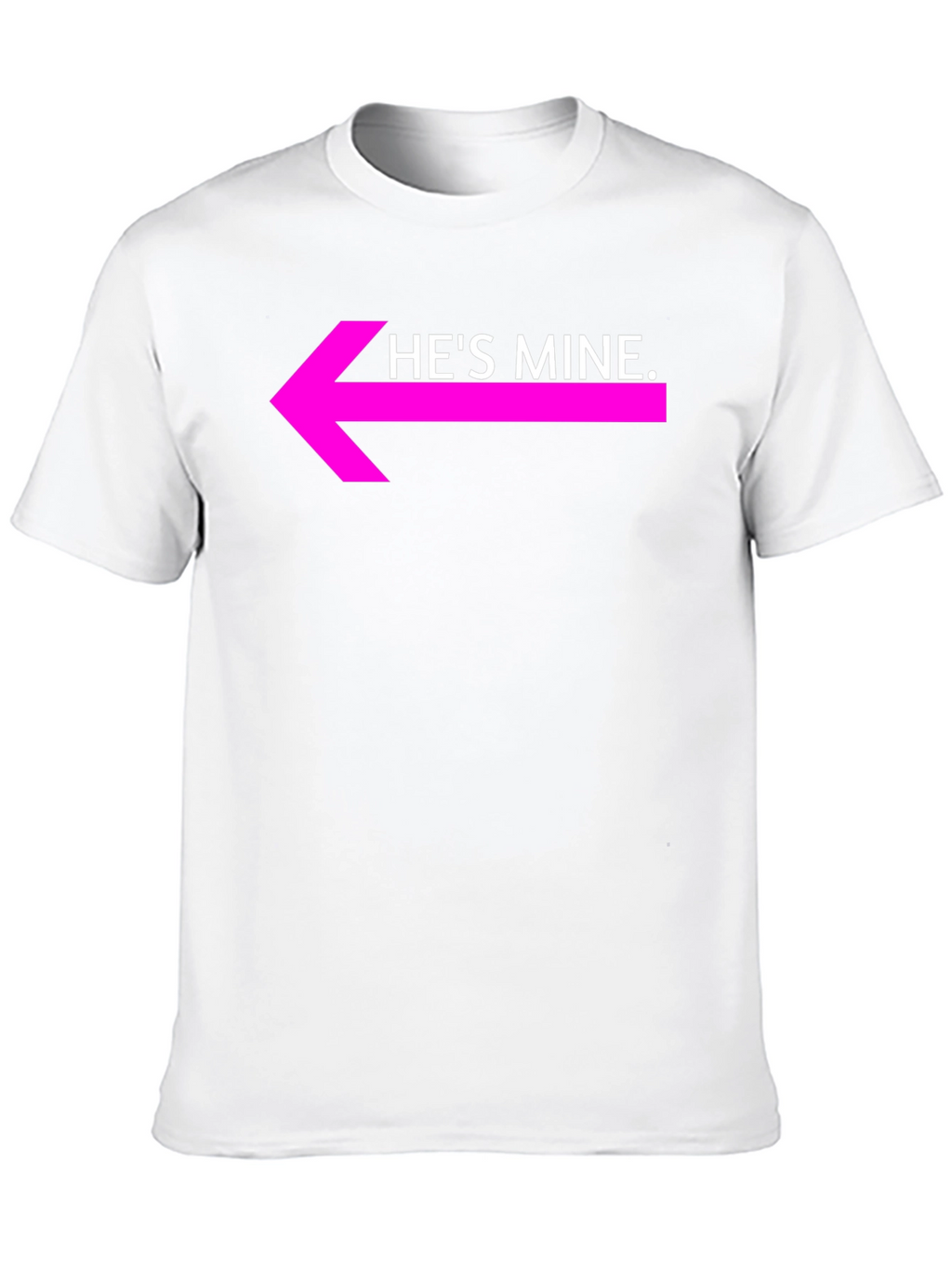 Hes Mine Graphic Tee - Couples Matching Shirt