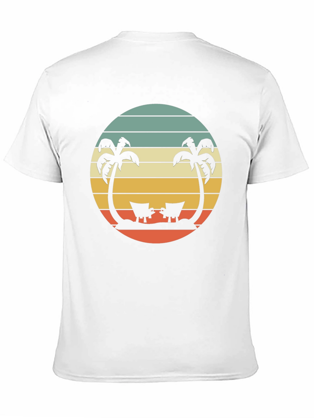 Retro Sunset Palm Tree T-Shirt