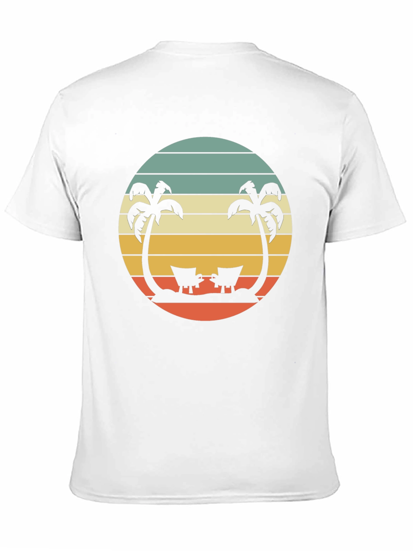 Retro Sunset Palm Tree T-Shirt