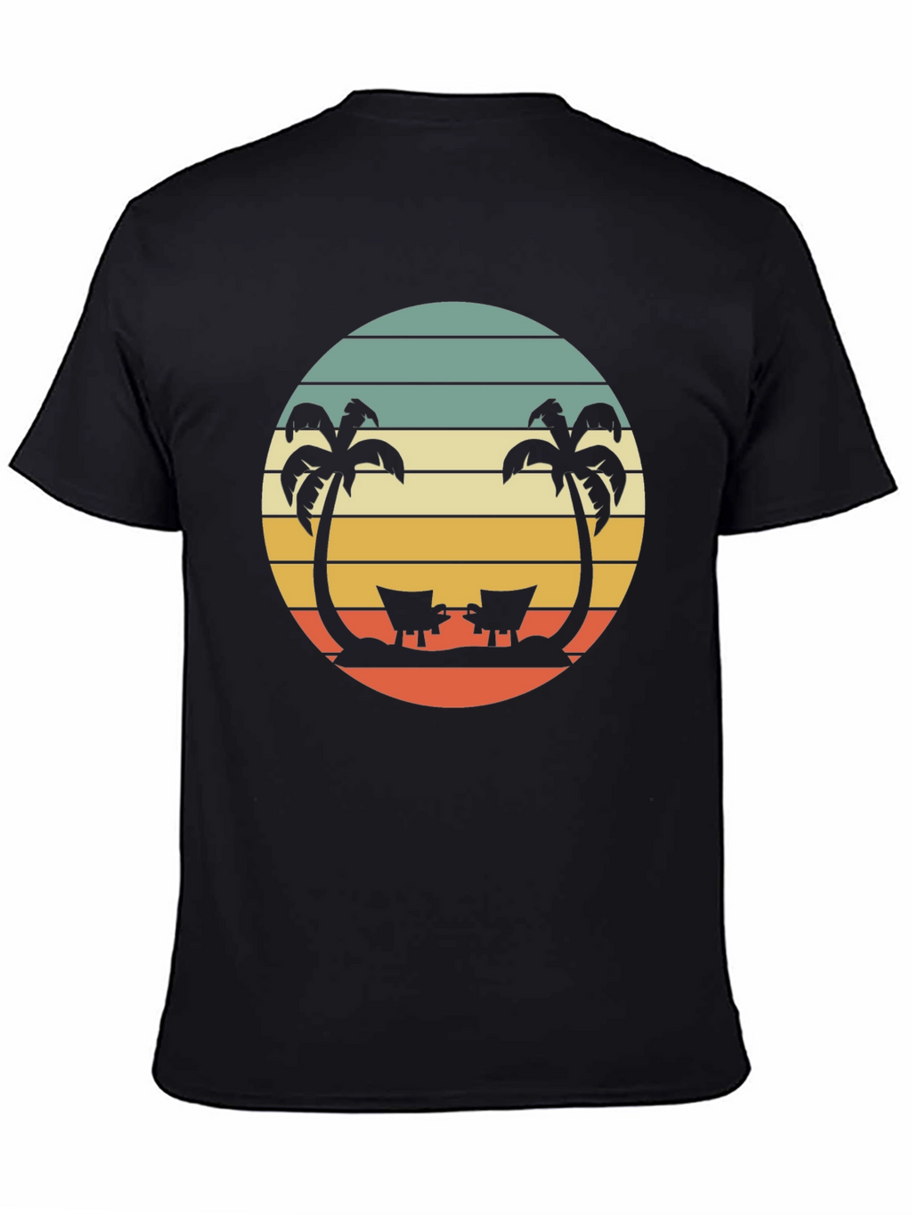 Retro Sunset Palm Tree T-Shirt