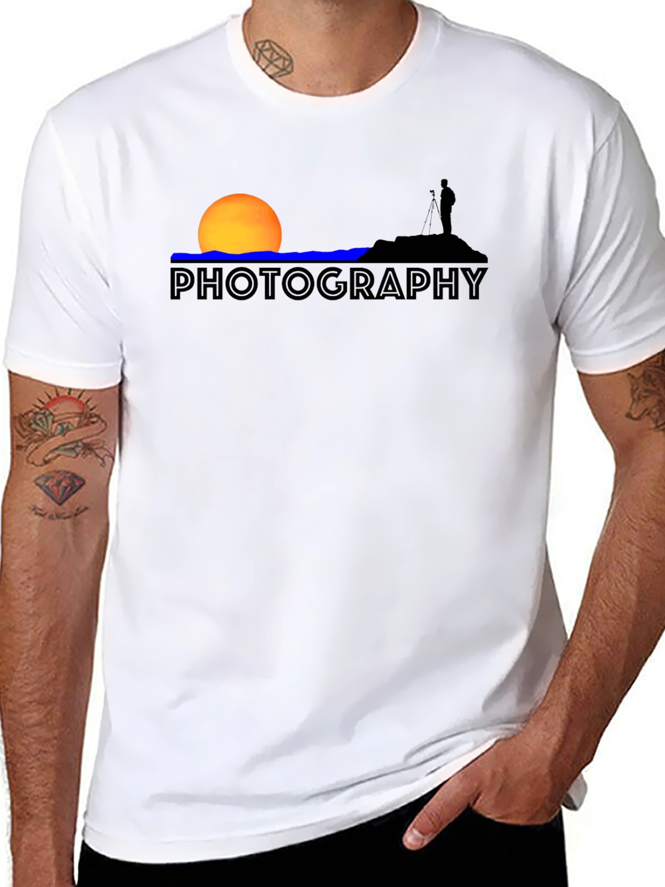 Photography Sunset T-Shirt - Capture the Moment!