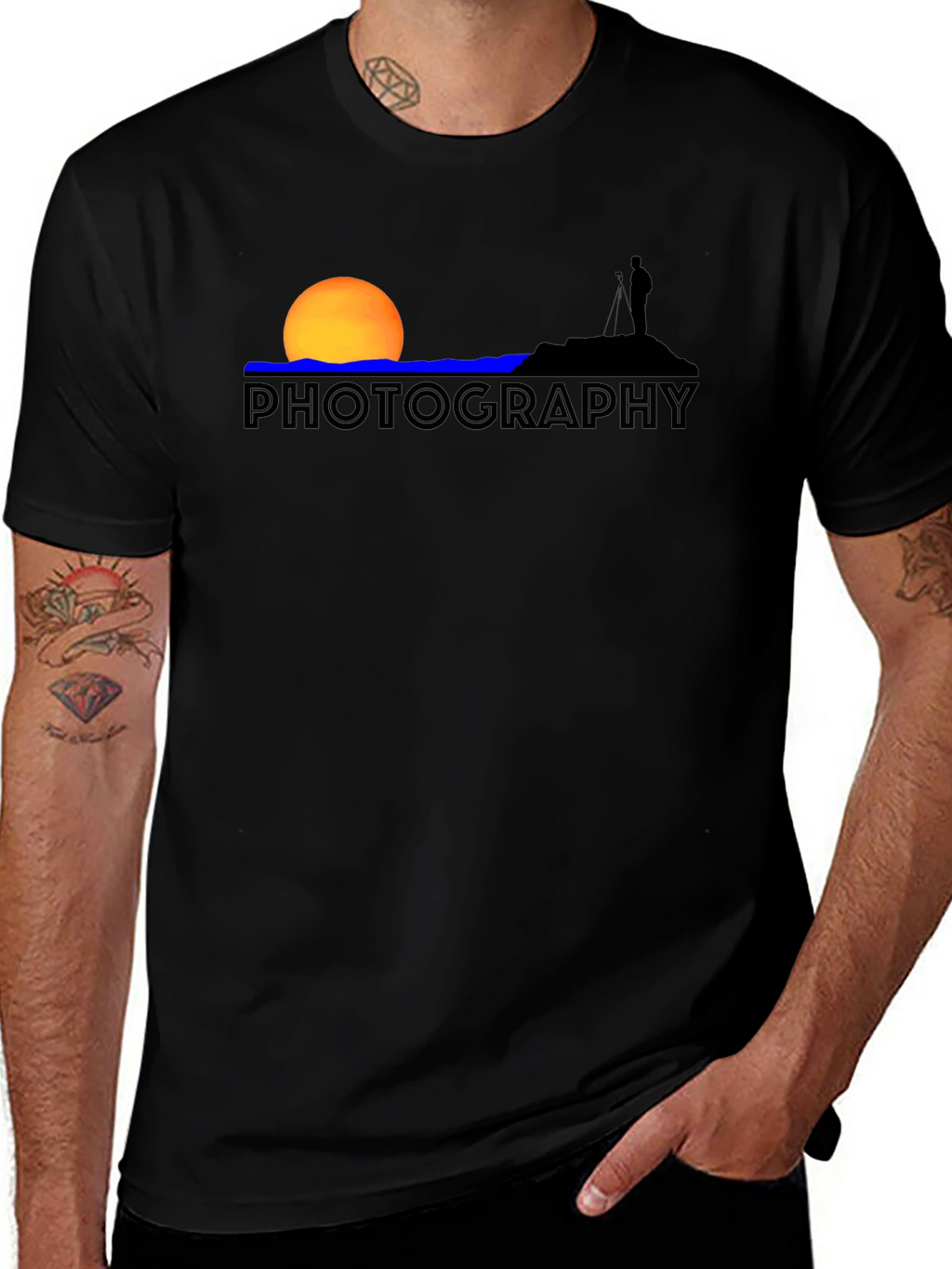 Photography Sunset T-Shirt - Capture the Moment!