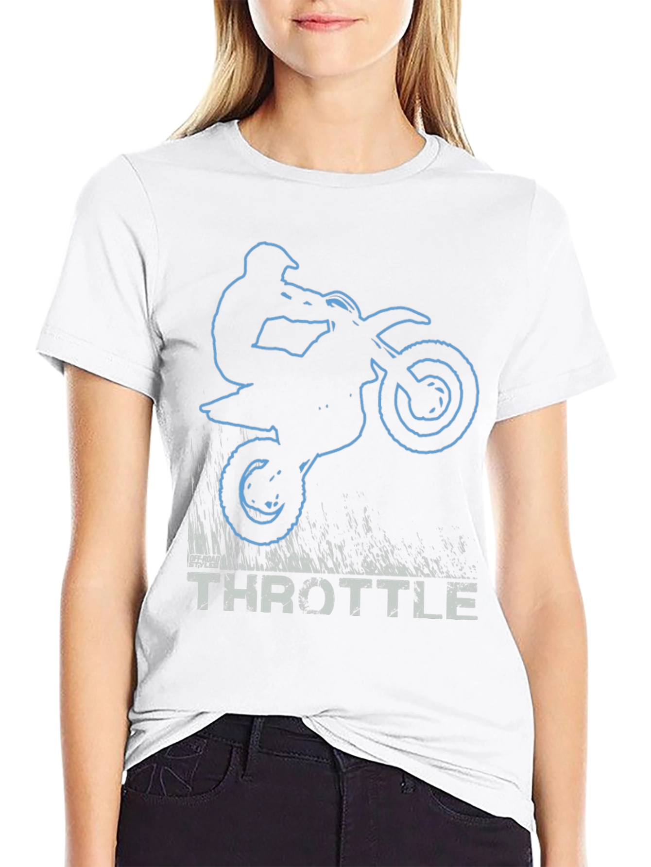 Throttle T-Shirt - Dirt Bike Rider Graphic Tee